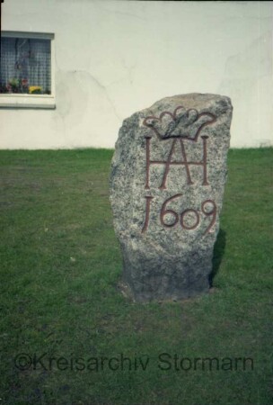 Husum (Kreis Nordfriesland): Grenzstein