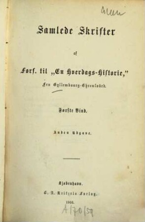 Samlede skrifter af Fru Gyllembourg-Ehrensvärd, 1