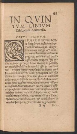 In Quintum Librum Ethicorum Aristotelis.