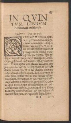 In Quintum Librum Ethicorum Aristotelis.