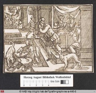 Das Gleichnis vom reichen Mann und dem armen Lazarus (Lk. 16,19-31).
