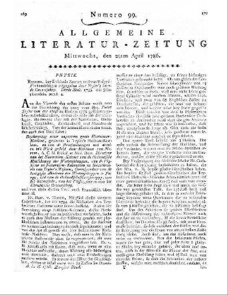 1786: Allgemeine Literatur-Zeitung