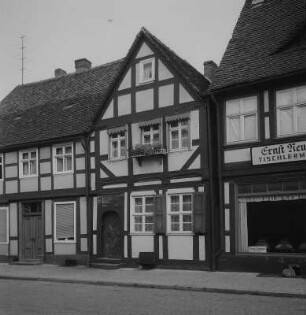 Tangermünde. Fachwerkhäuser