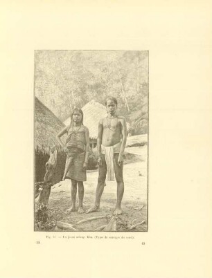 Un jeune ménage Kha. (Types de sauvagnes du nord)