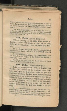 748. Decker (Johann Hinrich sen.)