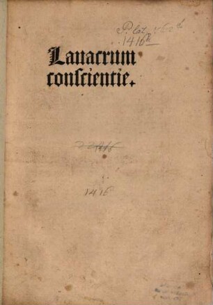 Lauacrum conscientie