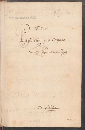 Pastoralen; org; F-Dur; BWV 590