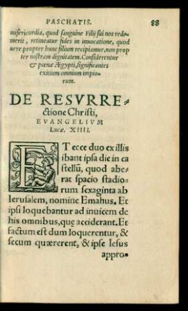 De Resurrectione Christi ...