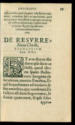 De Resurrectione Christi ...