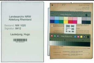 Entnazifizierung Hugo Lauterjung , geb. 26.02.1876 (Fabrikant)