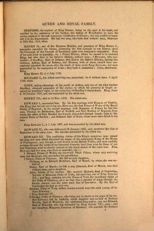 The Genealogy of the existing British Peerage with Sketches of the family histories of the Nobility : With the Arms of the Peers