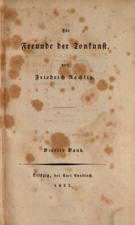 Für Freunde der Tonkunst, 4