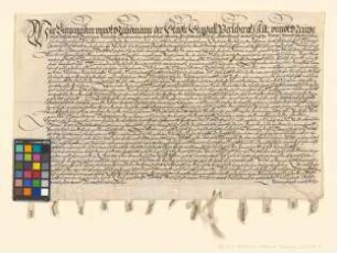 Altmärkische und prignitzsche Städte verschreiben sich Heinrich Goldbeck zu Stendal über 1.500 Taler.