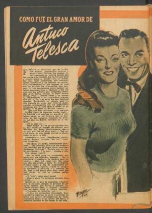 Como fue el gran amor de Antuco Telesca