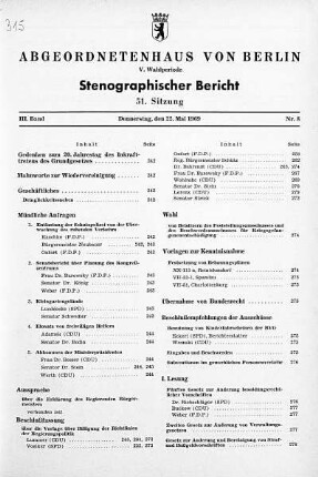 Nr. 8 (51), 22. Mai 1969