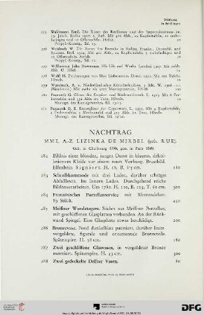 Nachtrag (Nr. 282-288)