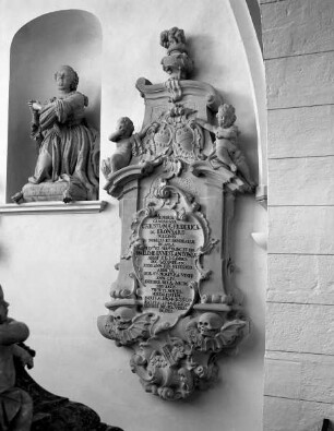 Epitaph der Christiane Friederike von Bronsard , 1694-1748