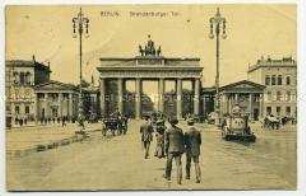 Das Brandenburger Tor in Berlin