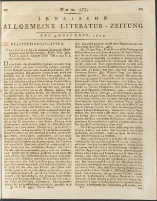 Num. 277. Den 19. November 1804