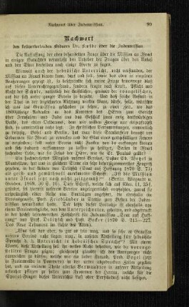 Nachwort : über die Judenmission