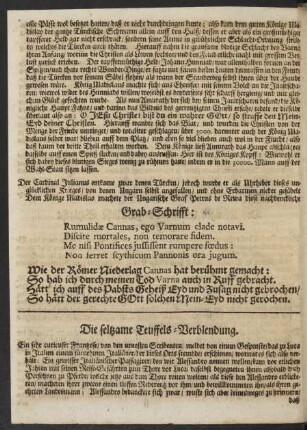 Die seltzame Teuffels-Verblendung.