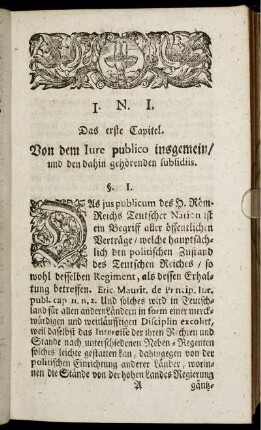 Das erste Capitel. - Das sechzehende Capitel.
