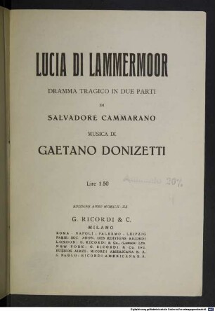 Lucia di Lammermoor