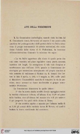 Atti della Commissione