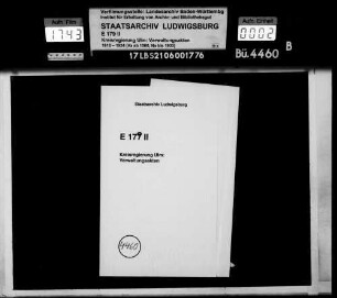 Oberamt Leutkirch, oberamtliches Kanzleimobiliar