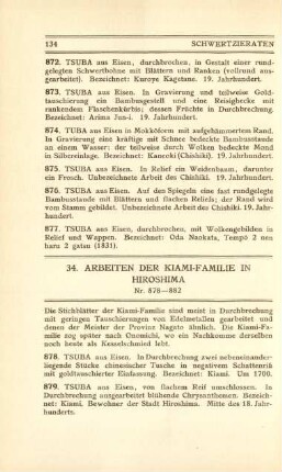 34. Arbeiten der Kiami-Familie in Hiroshima. Nr. 878-882