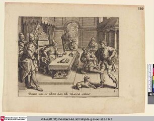 [Das Gleichnis vom Schalksknecht; The Parable of the Unforgiving Servant]