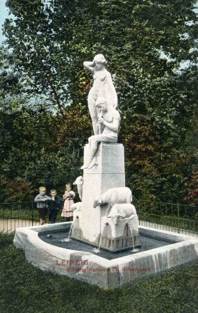 Leipzig: Schäferbrunnen im Albertpark