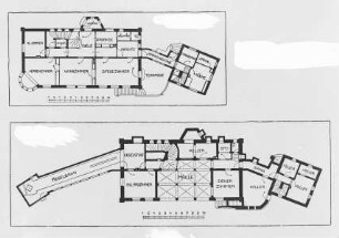 Landsitz Wieland, Hauptgebäude. Grundriß Aus: Die Kunst XX, S. 290