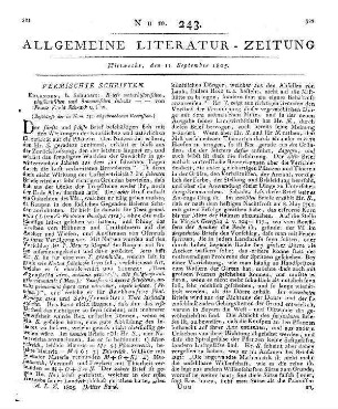 Religionsvorträge, größtentheils bey besonderen Veranlassungen und Fällen gehalten. Stendal: Franzen & Große 1804