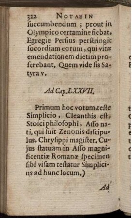 Ad Cap. LXXVII - LXXIX