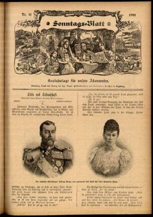 Ausgabe vom Sonntag, den 17. März 1901.