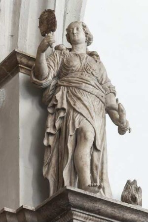 Wandgrabmal des Grafen Josias II. von Waldeck — Allegorie der Tugenden — Tugend Klugheit