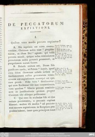De Peccatorum Expiatione.