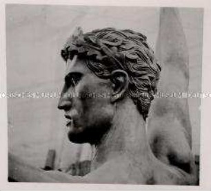 Berlin, Bildhauer Adolf Wamper, Figur "Genius des Sieges" (Kopf)