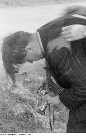 Roger Rössing beim Fotografieren