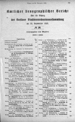No. 26, 30. September 1920