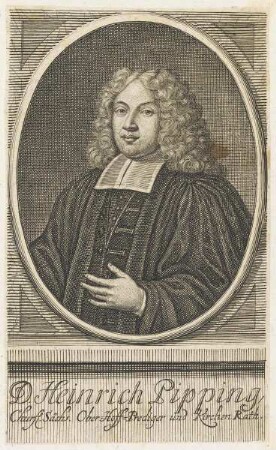 Bildnis des D. Heinrich Pipping