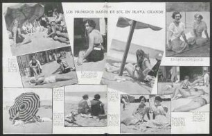 Los primeros baños de sol en playa grande [Fotografías]