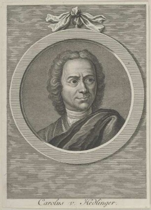 Bildnis des Carolus v. Hedlinger