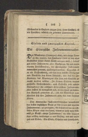 Sieben und zwanzigstes Kapitel. Der chirurgische Instrumentenmacher.