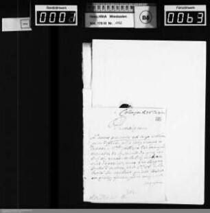 Weihnachts- und Neujahrsschreiben 1678/1679