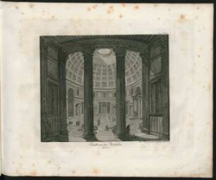 Zum 57. Brief. Pantheon oder Rotonda inwendig.