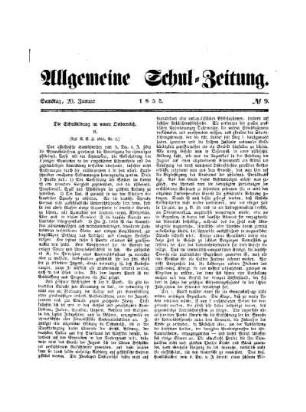 Die Schulbildung im neuen Oesterreich : (Vgl. A. S. Z. 1855: Nr. 2)