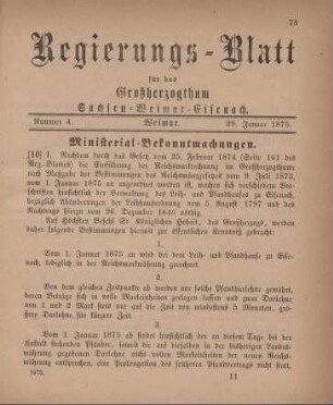 Nr. 4 : 29. Januar 1875