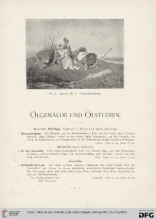 Ölgemälde und Ölstudien (Nr. 1-92)